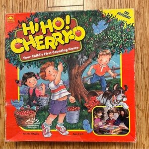 Vintage 1992 Hi-Ho Cherry-O Counting Board Game Math Pre- K School Learning